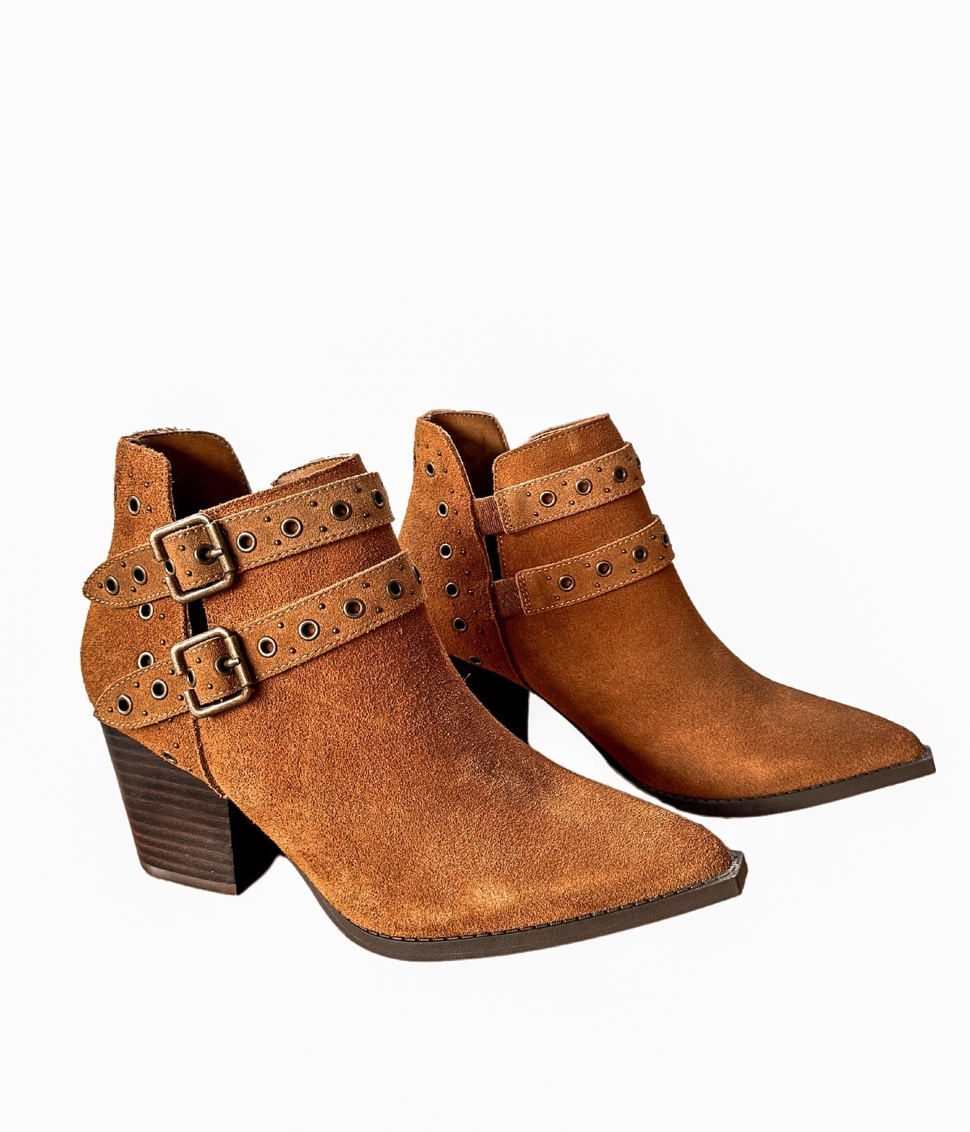 Elsa Leather Ankle Boot in Tan - Loving God