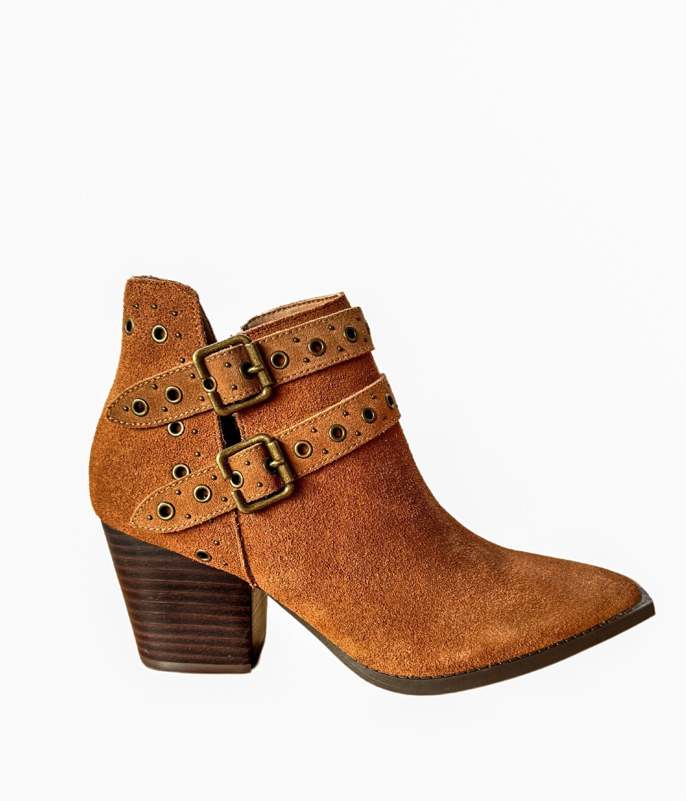 Elsa Leather Ankle Boot in Tan - Loving God