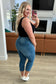 Emily High Rise Cool Denim Pull On Capri Jeans - Loving God