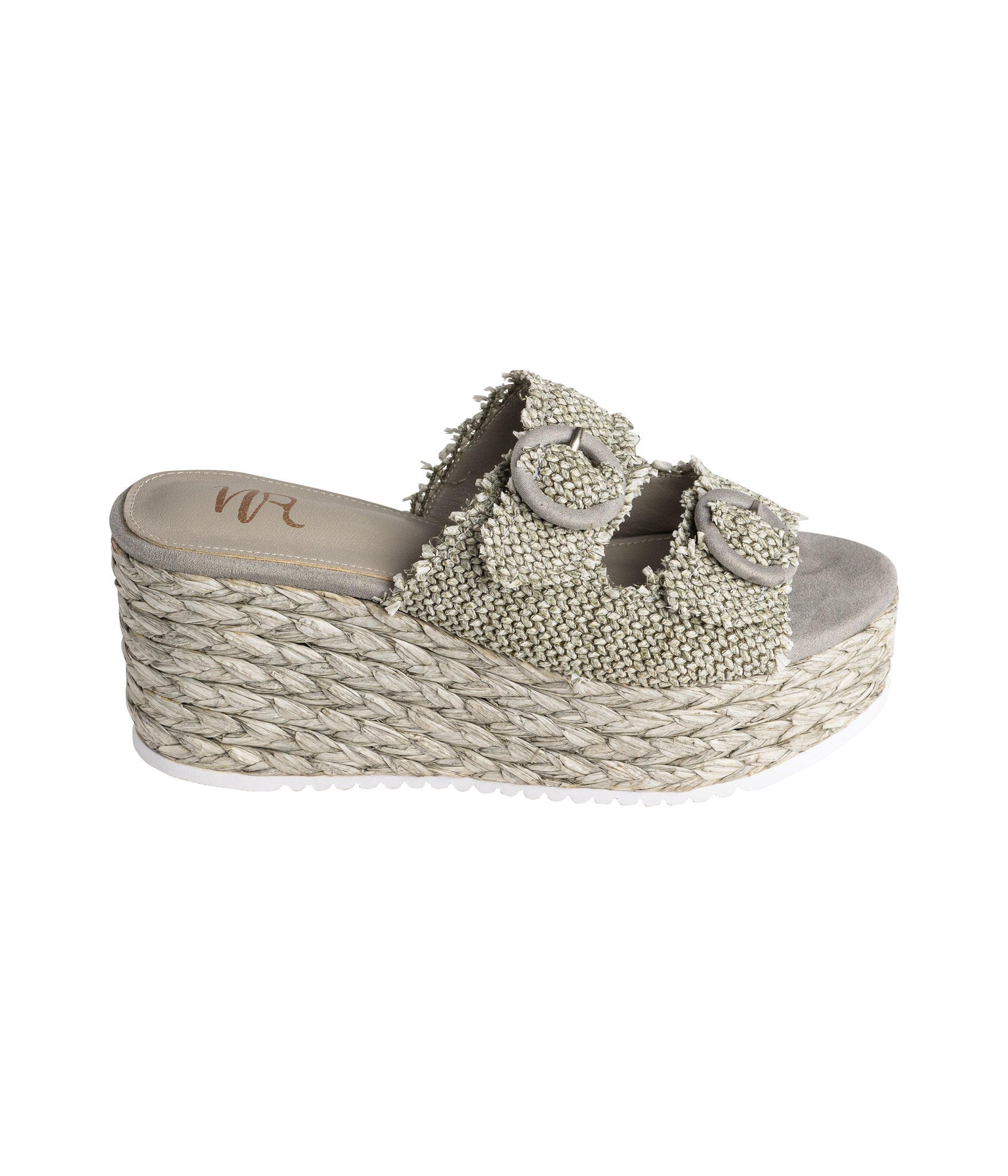 Eriwen Buckle Wedge in Teal - Loving God