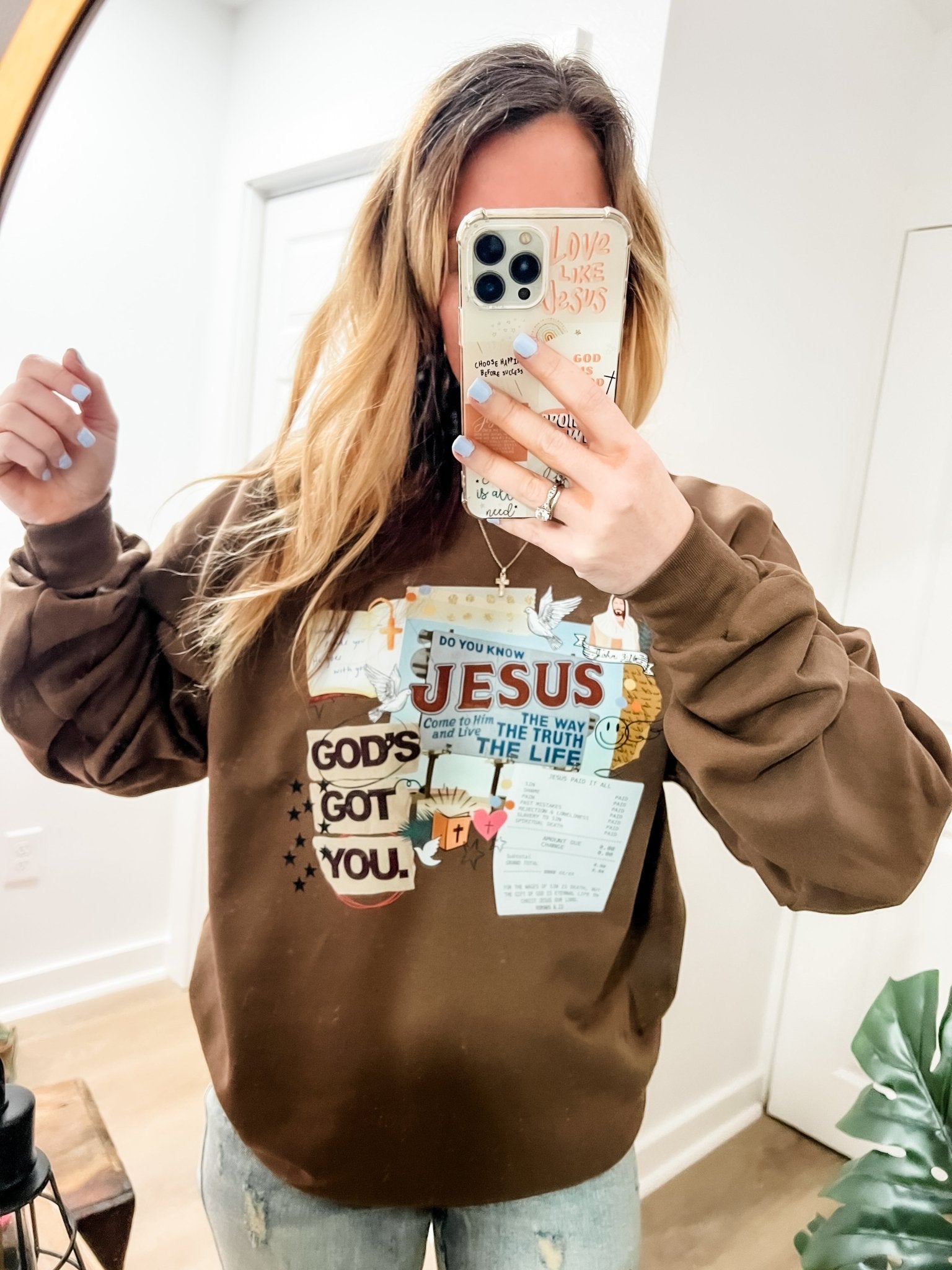 Gods Got You Crewneck Sweatshirt - Loving God