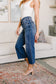 Hayes High Rise Wide Leg Crop Jeans - Loving God