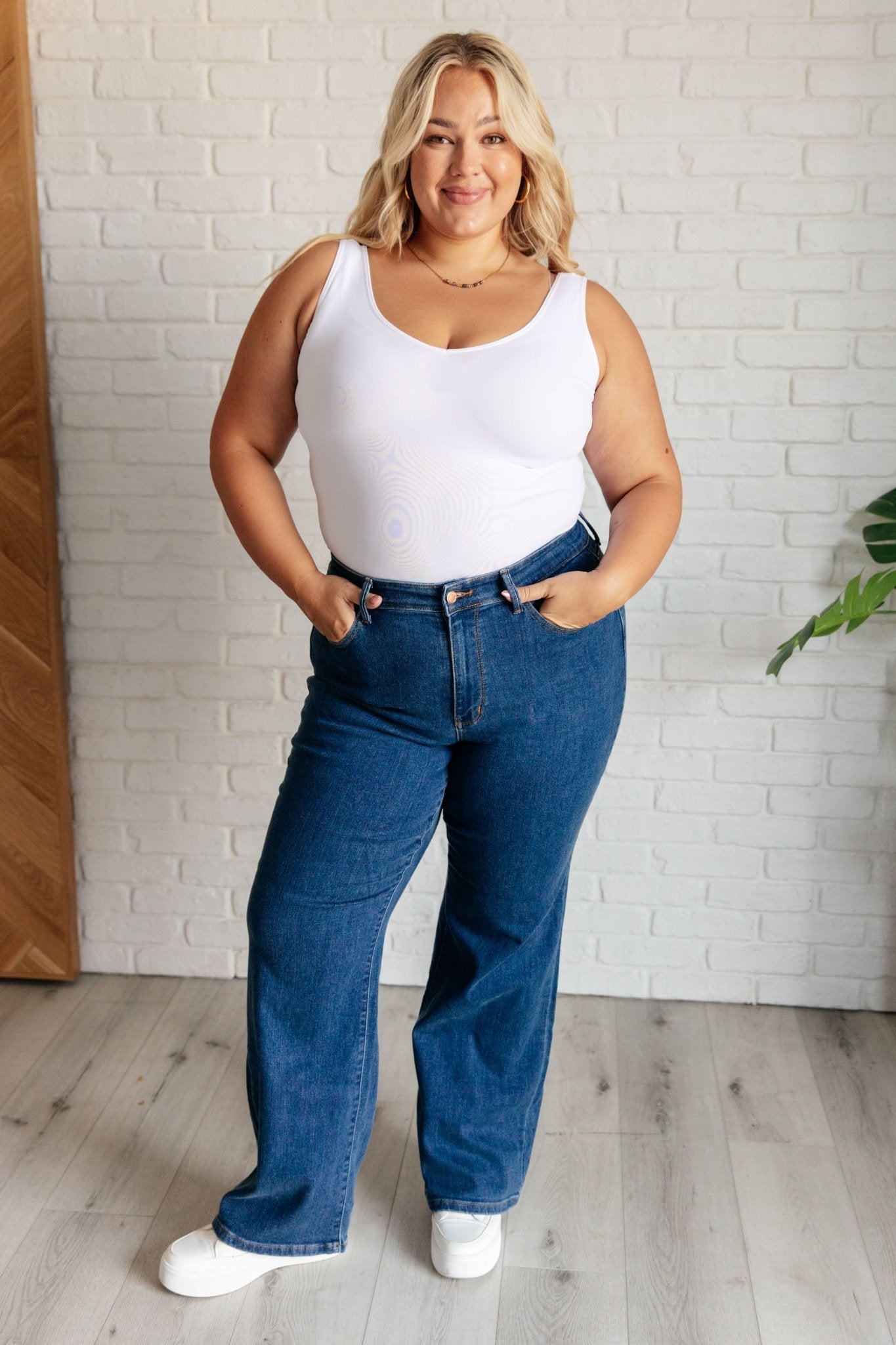 Hazel High Rise Vintage Wide Leg Jeans - Loving God