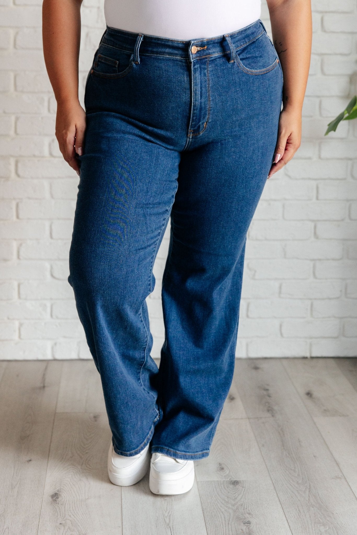 Hazel High Rise Vintage Wide Leg Jeans - Loving God