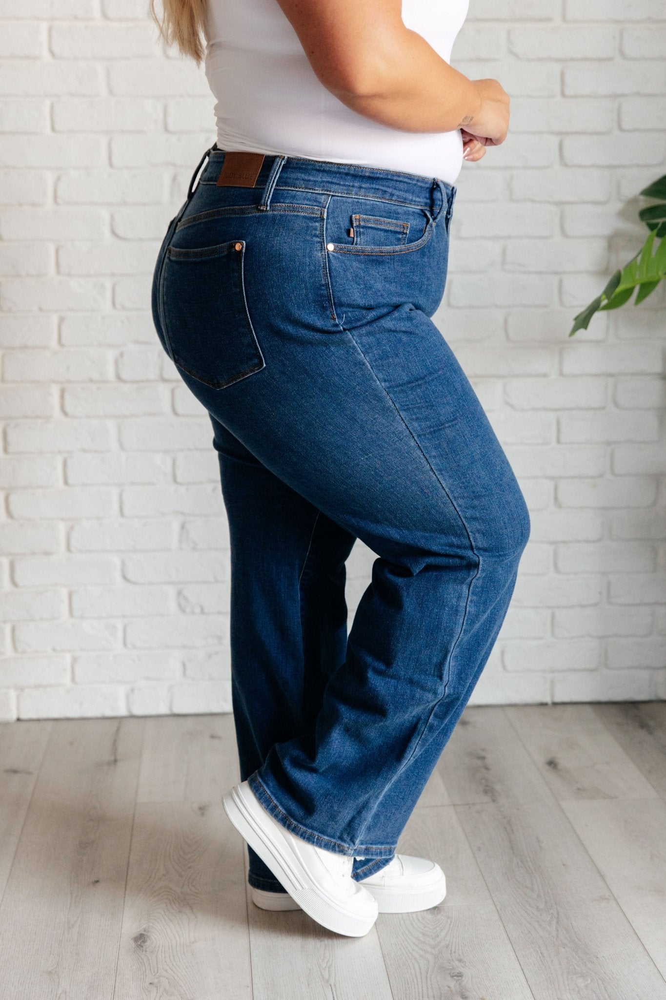 Hazel High Rise Vintage Wide Leg Jeans - Loving God