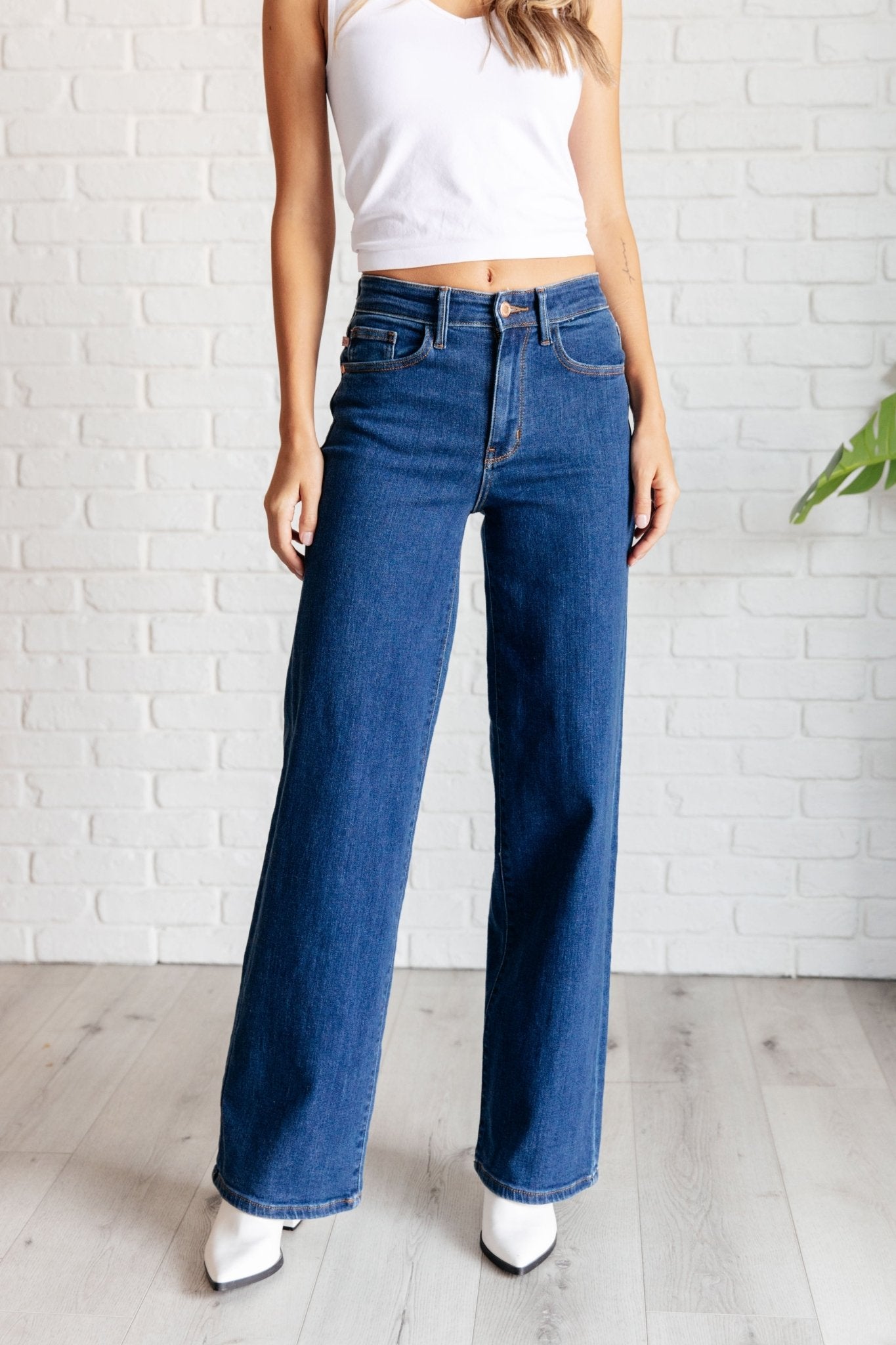 Hazel High Rise Vintage Wide Leg Jeans - Loving God