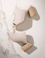 Helena Heeled Sandal in Ice Suede - Loving God