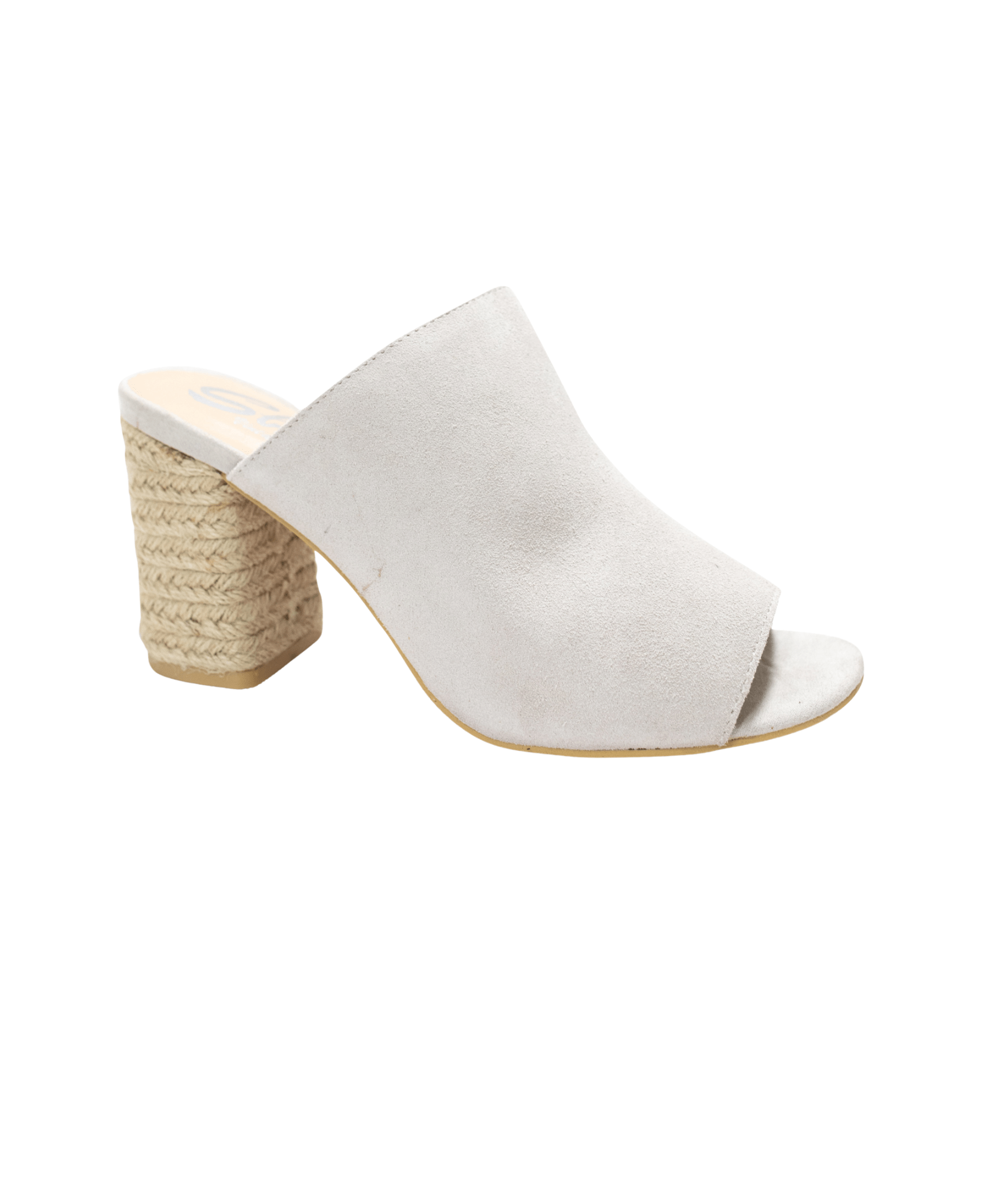 Helena Heeled Sandal in Ice Suede - Loving God