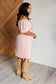 It's For the Aesthetic Balloon Sleeve Dress - Loving God