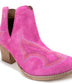 Journee Ankle Boots in Magenta - Loving God