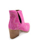 Journee Ankle Boots in Magenta - Loving God
