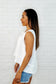 Keep it Cool or Crash Out Tank in Off White - Loving God