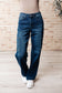 Leila High Rise Cargo Straight Jeans - Loving God