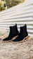 Leonor Suede Ankle Boot in Black - Loving God