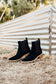 Leonor Suede Ankle Boot in Black - Loving God
