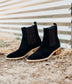 Leonor Suede Ankle Boot in Black - Loving God