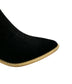 Leonor Suede Ankle Boot in Black - Loving God