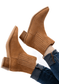 Leonor Suede Ankle Boot in Tan - Loving God