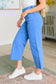 Lisa High Rise Control Top Wide Leg Crop Jeans in Sky Blue - Loving God