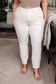 Maddie Mid Rise Braided Side Seam Relaxed Jeans - Loving God