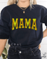 Mama Softball Graphic Crewneck Sweatshirt - Loving God
