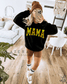 Mama Softball Graphic Crewneck Sweatshirt - Loving God