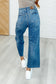 Megan High Rise Rigid Magic Wide Leg Crop Jeans - Loving God
