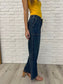 Melanie High Rise Drawstring Wide Leg Jeans - Loving God