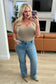 Mindy Mid Rise Wide Leg Jeans - Loving God