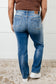 Nivea Vintage Wash Thermal Straight Jeans - Loving God
