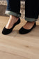 On Your Toes Ballet Flats in Black - Loving God