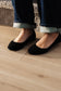 On Your Toes Ballet Flats in Black - Loving God