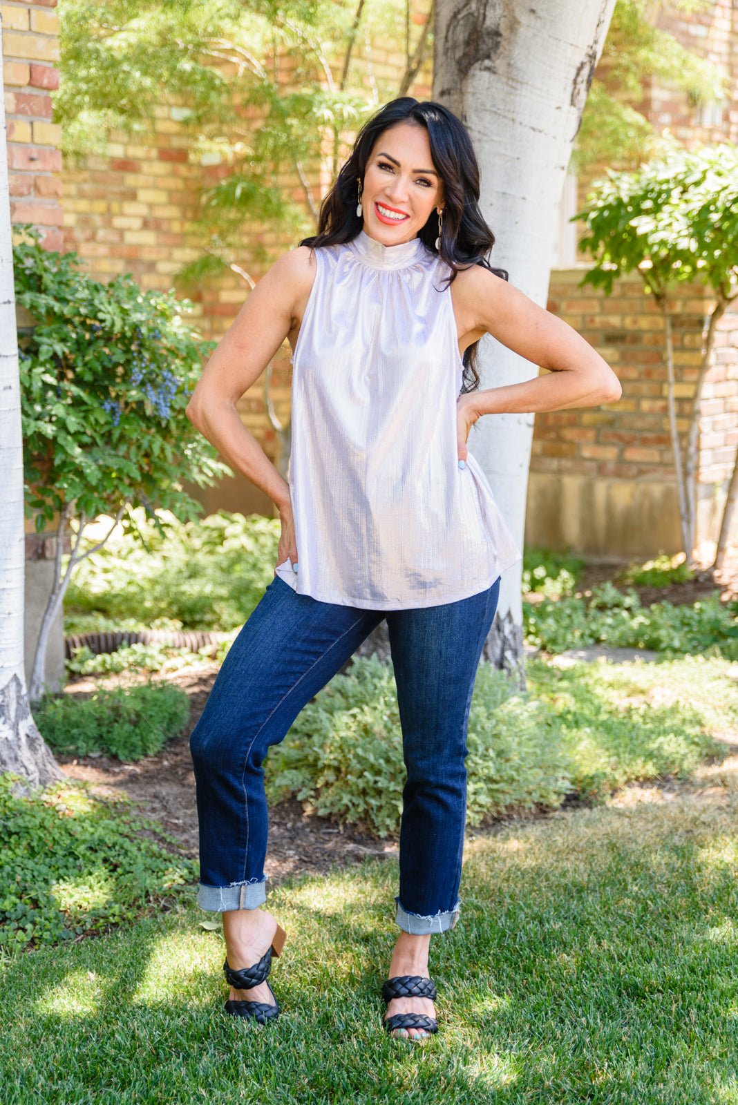 Photo Opt Sleeveless Blouse - Loving God