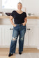 Rose High Rise 90's Straight Jeans in Dark Wash - Loving God