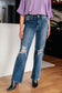 Rose High Rise 90's Straight Jeans in Dark Wash - Loving God