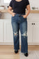 Rose High Rise 90's Straight Jeans in Dark Wash - Loving God