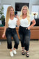 Ryan High Rise Button Fly Wide Leg Crop Jeans - Loving God