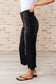 Ryan High Rise Button Fly Wide Leg Crop Jeans - Loving God