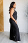 Shavasana Everyday Wide Leg Jumpsuit in Black - Loving God