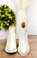 Tarim Bootie in White Croc - Loving God