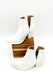 Tarim Bootie in White Croc - Loving God