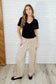 The Every Outfit Basic V - Neck Top in Black - Loving God