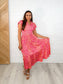The Way You Move Flutter Sleeve Dress in Fuchsia - Loving God