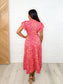 The Way You Move Flutter Sleeve Dress in Fuchsia - Loving God