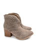 Twilight Studded Heeled Ankle Boot in Taupe - Loving God