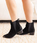 Wylie Suede Ankle Boot in Black - Loving God