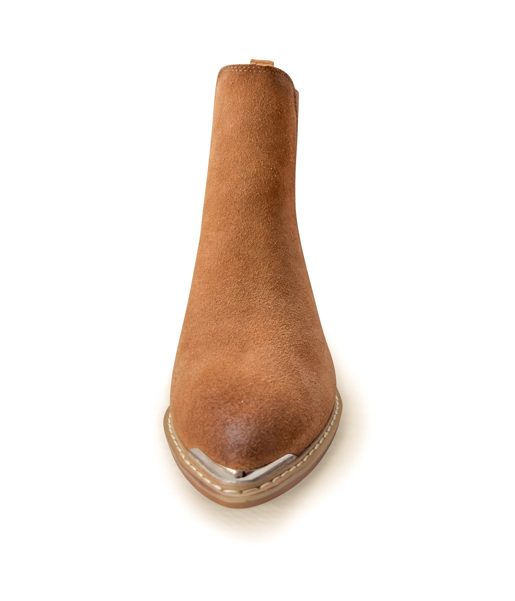 Wylie Suede Ankle Boot in Tan - Loving God