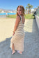 You Get Me Sleeveless Maxi In Khaki - Loving God