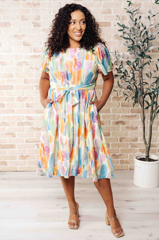 Young, Wild & Free Round Neck Dress - Loving God
